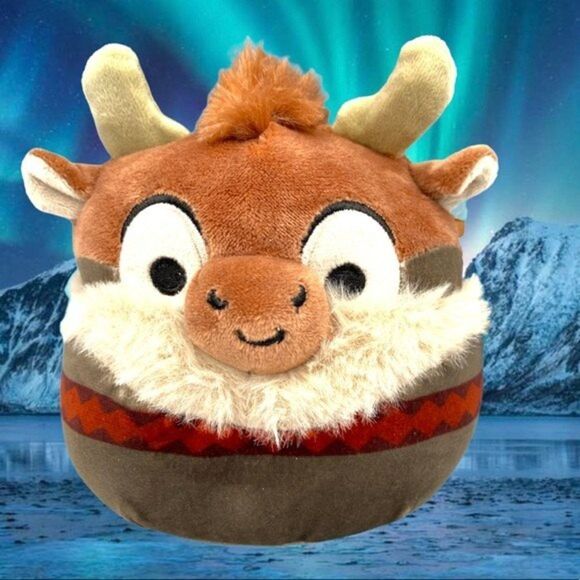 Squishmallows 5” Sven the Reindeer Frozen Plush Toy - Picture 1 of 7